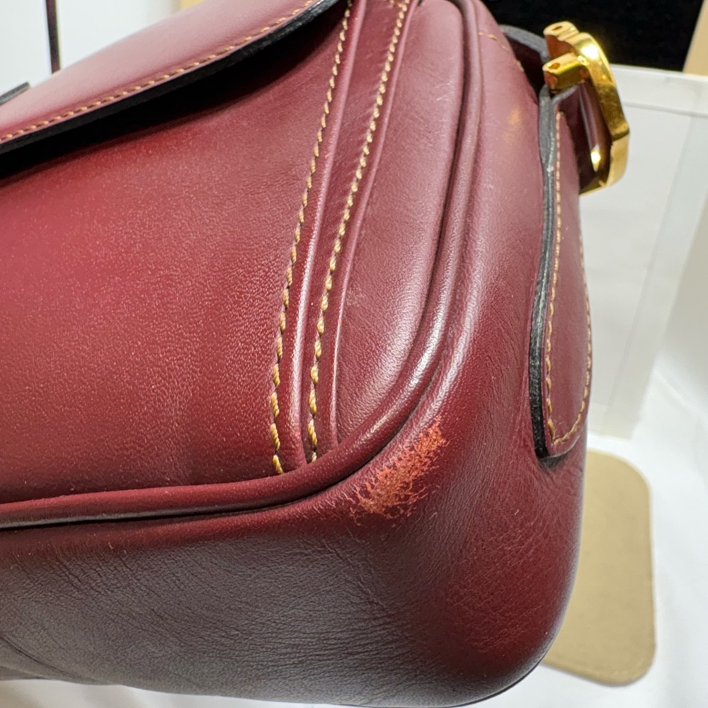 Cartier Burgundy Leather Crossbody Bag - Picture 16 of 16